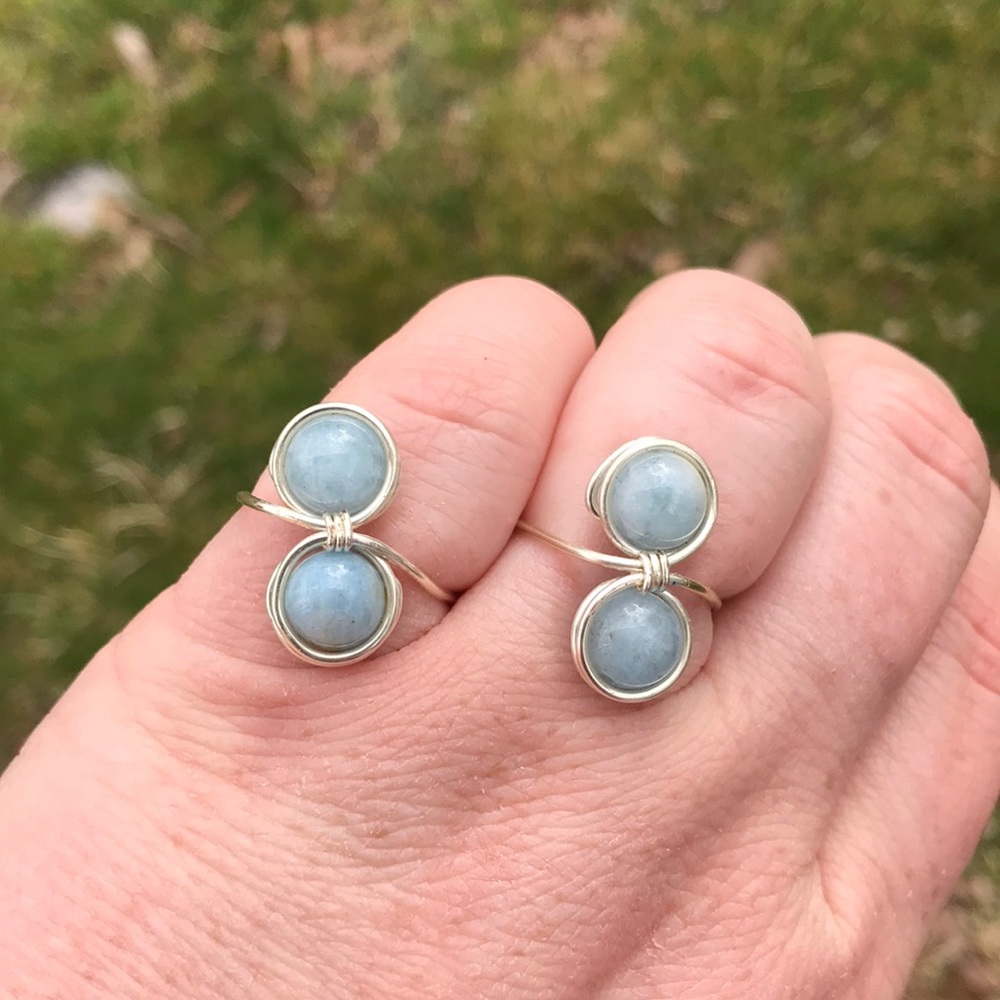 Aquamarine ring